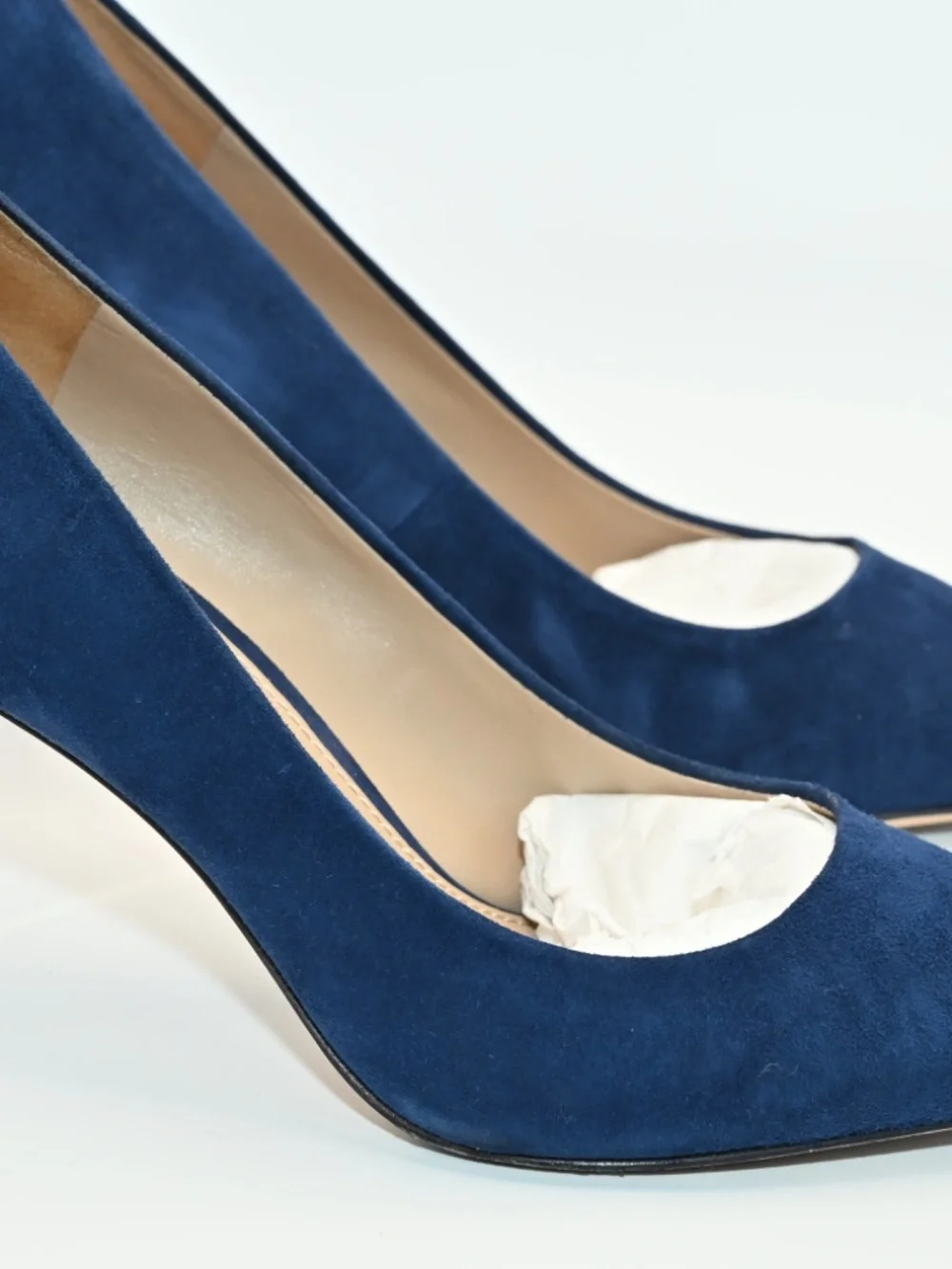Tory Burch Elana suede 85mm Pump Heels size 9 blue